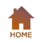button linking to home page - house shape icon